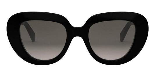 Celine® CL40309I CEL CL40309I 01B 51 - 01B Shiny Black / Grey Gradient Sunglasses