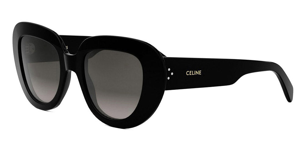 Celine® CL40309I CEL CL40309I 01B 51 - 01B Shiny Black / Grey Gradient Sunglasses