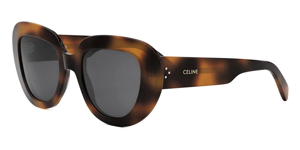 Celine® CL40309I CEL CL40309I 53A 51 - 53A Shiny Havana / Grey Normal Sunglasses