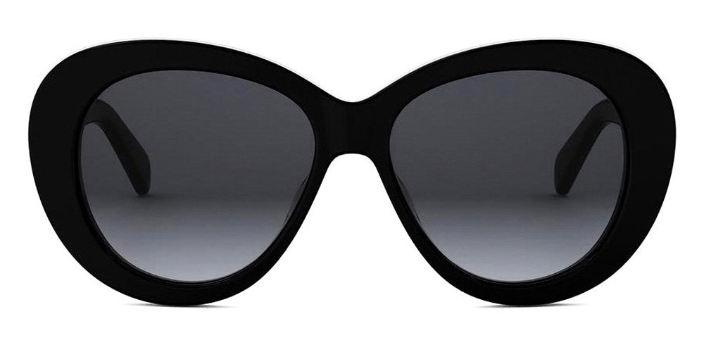 Celine® CL40317U CEL CL40317U 01B 55 - 01B Shiny Black / Grey Gradient Sunglasses