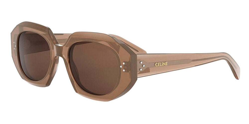 Celine® CL40319I CEL CL40319I 48E 52 - 48E Shiny Brown / Brown Normal Sunglasses