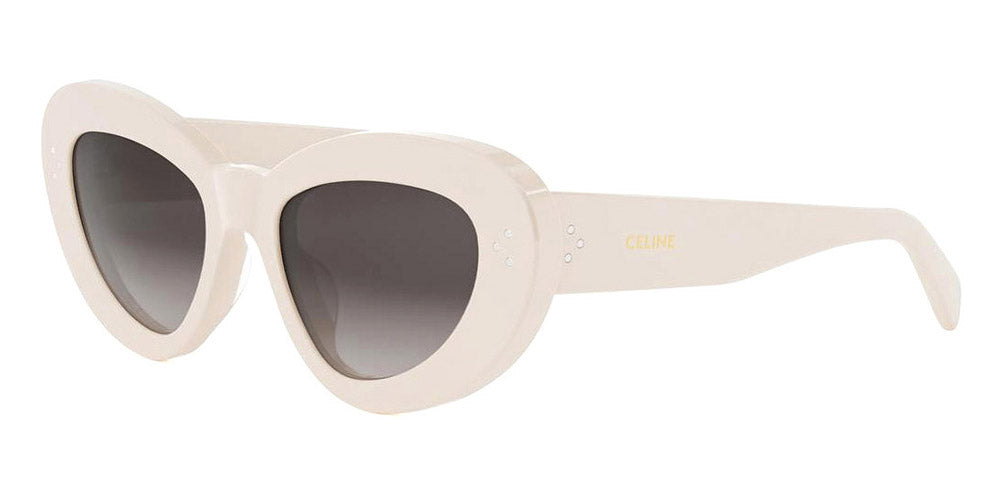 Celine® CL40320U CEL CL40320U 25F 52 - 25F Shiny White / Brown Gradient Sunglasses