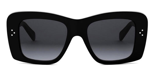 Celine® CL40321I CEL CL40321I 01B 53 - 01B Shiny Black / Grey Gradient Sunglasses