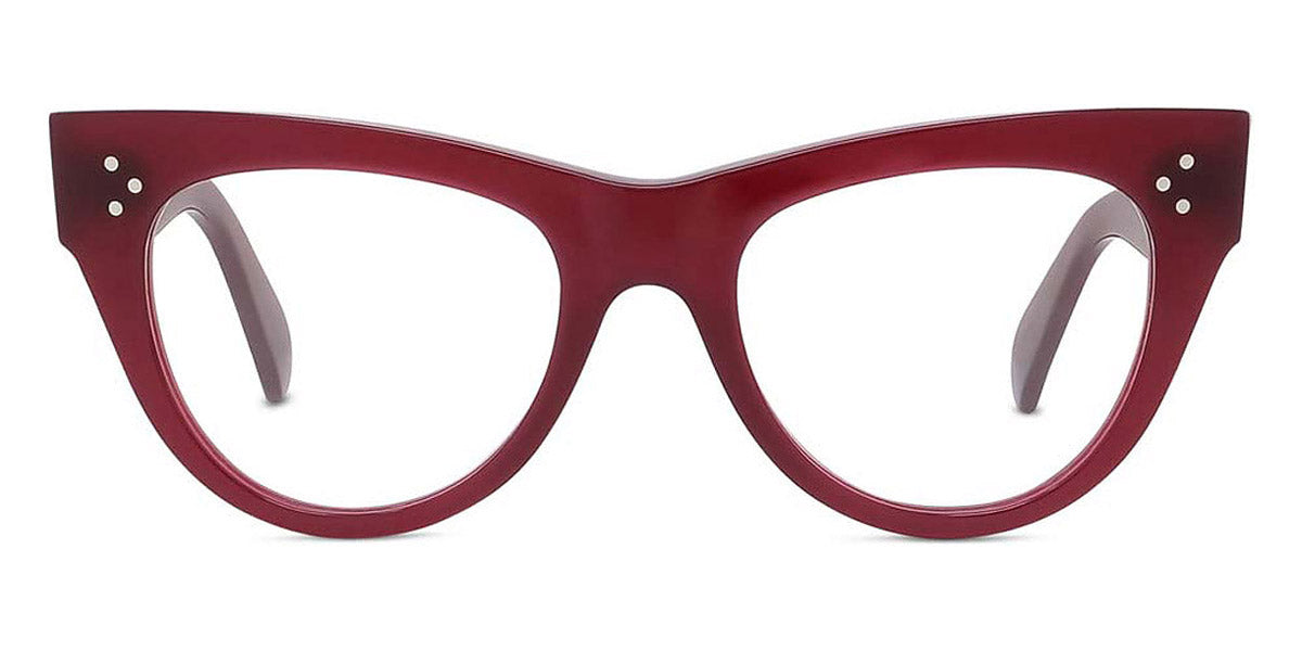 Celine® CL5003IN CEL CL5003IN 069 52 - Shiny Milky Bordeaux Eyeglasses