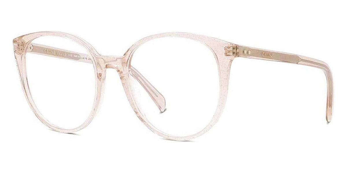 Celine® CL50077I CEL CL50077I 073 54 - Dark Havana / Lenses Clear Organic Eyeglasses