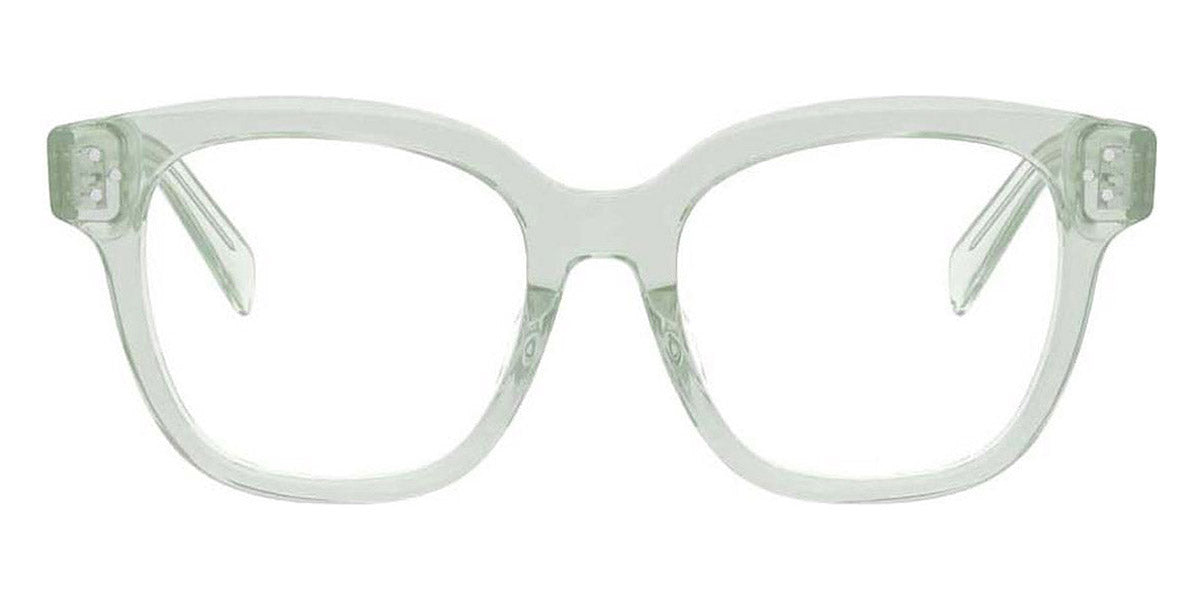 Celine® CL50086I CEL CL50086I 093 51 - Shiny Lime Transparent / Lenses Clear Organic Eyeglasses