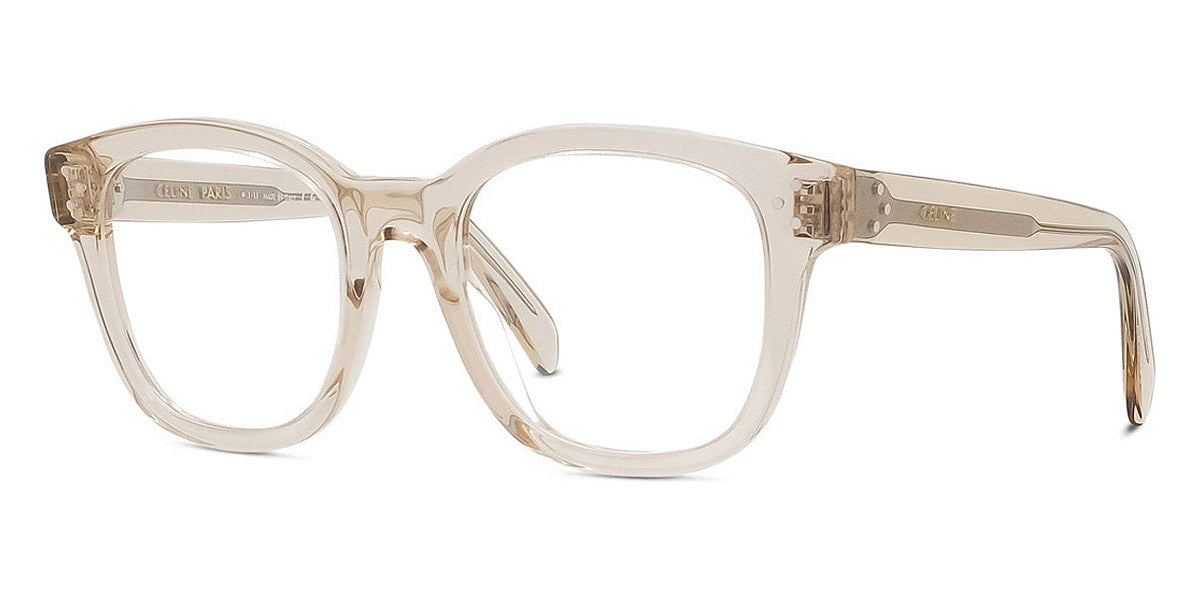 Celine® CL50098I CEL CL50098I 057 50 - Shiny Transparent Champagne Eyeglasses