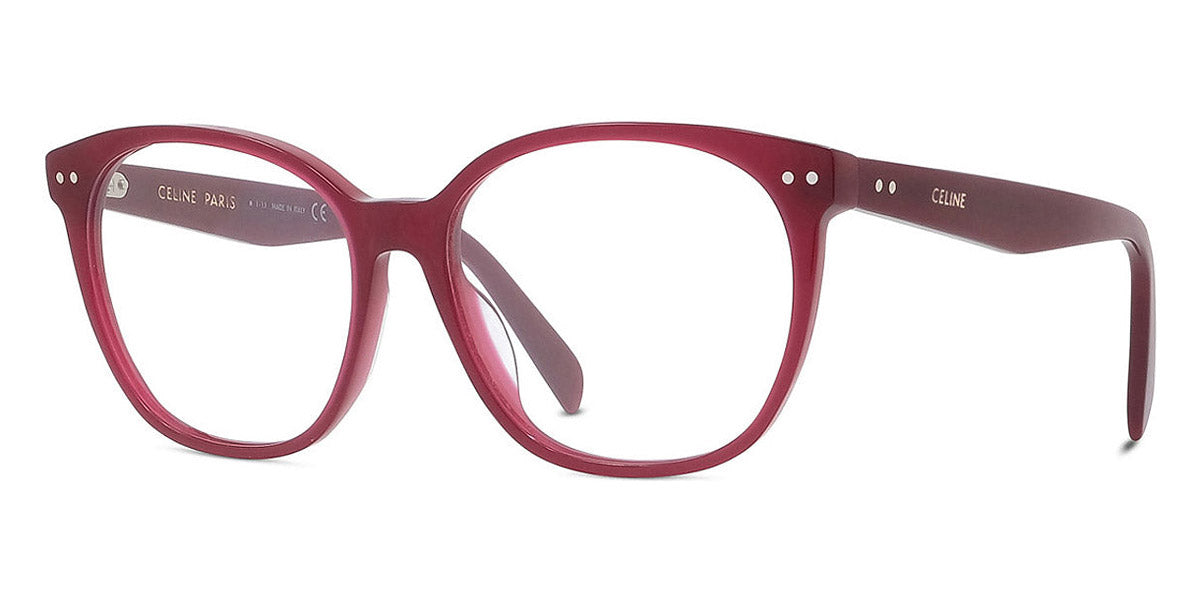 Celine® CL50099I CEL CL50099I 069 55 - Shiny Milky Burgundy Eyeglasses