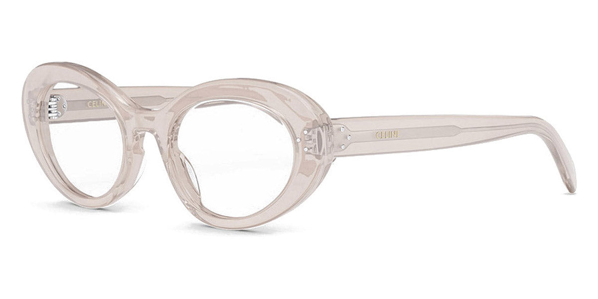 Celine® CL50113I CEL CL50113I 072 52 - Shiny Milky Light Pink Eyeglasses