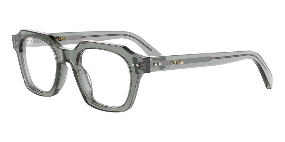 Celine® CL50128I CEL CL50128I 096 49 - 096 Shiny Green Eyeglasses