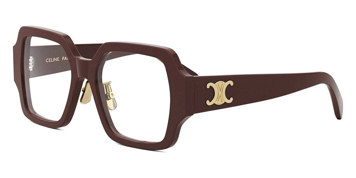 Celine® CL50131F CEL CL50131F 048 52 - Shiny Brown Eyeglasses