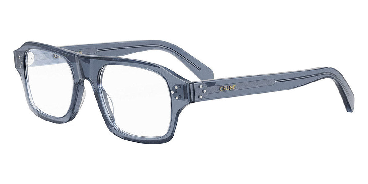 Celine® CL50137I CEL CL50137I 090 51 - Shiny Blue Eyeglasses