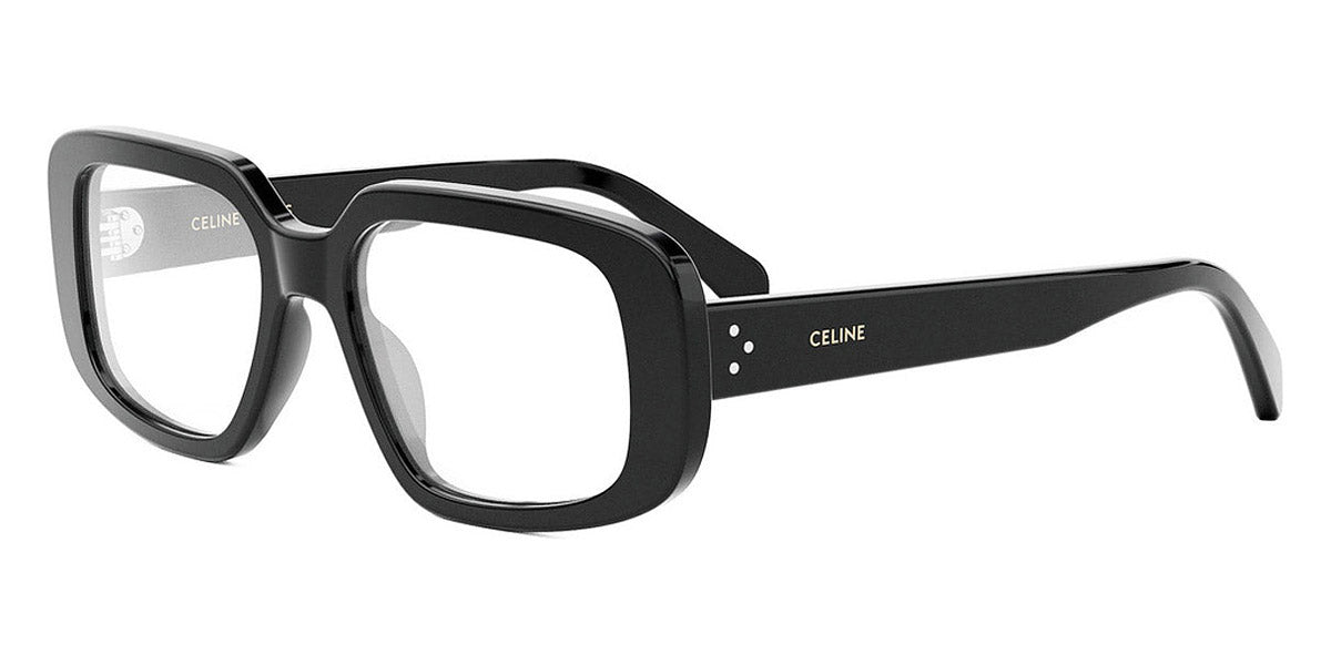 Celine® CL50143I CEL CL50143I 001 54 - Shiny Black Eyeglasses