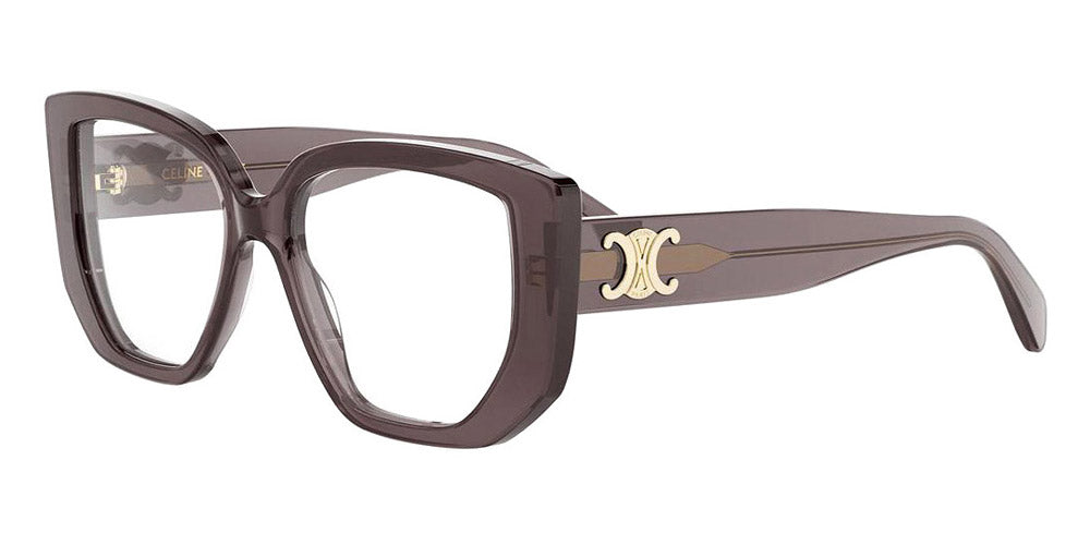 Celine® CL50146I CEL CL50146I 045 53 - 045 Shiny Brown Eyeglasses