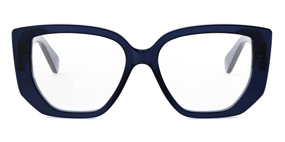 Celine® CL50146I CEL CL50146I 090 53 - 090 Shiny Blue Eyeglasses