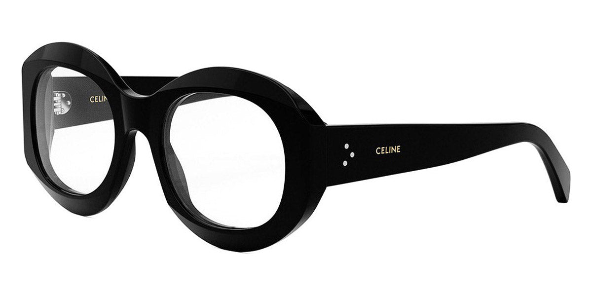 Celine® CL50149I CEL CL50149I 001 53 - 001 Shiny Black Eyeglasses