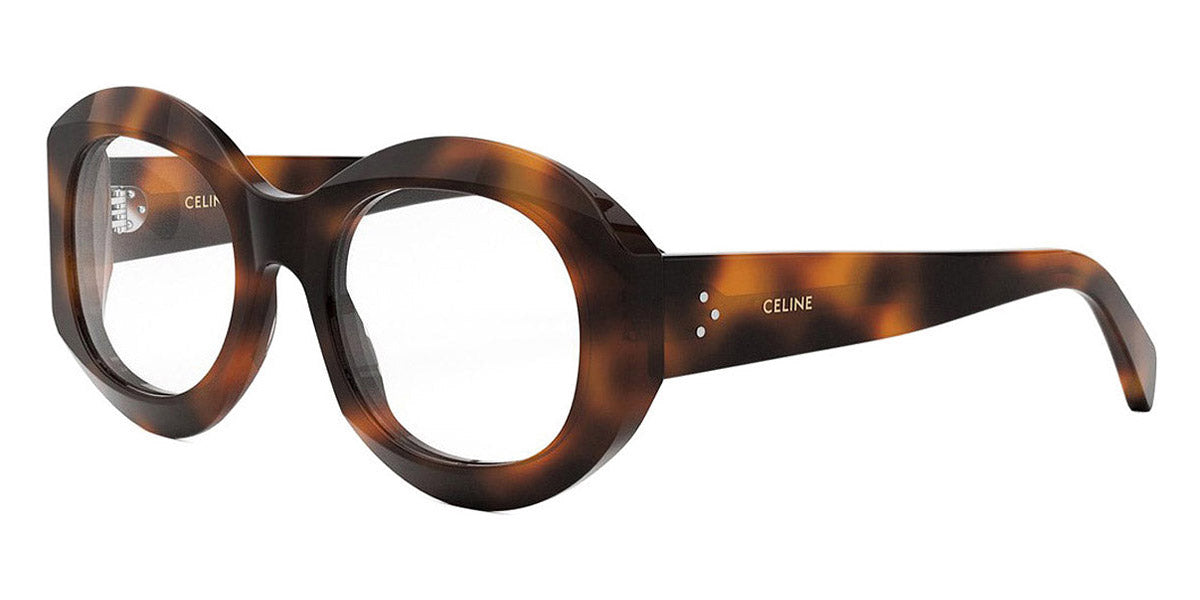 Celine® CL50149I CEL CL50149I 053 53 - 053 Shiny Havana Eyeglasses