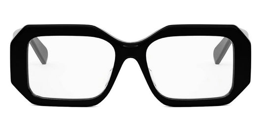 Celine® CL50155F CEL CL50155F 001 53 - 001 Shiny Black Eyeglasses