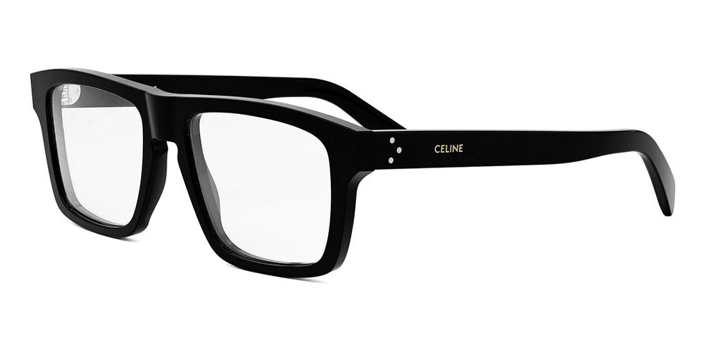 Celine® CL50160I CEL CL50160I 001 53 - 001 Shiny Black Eyeglasses