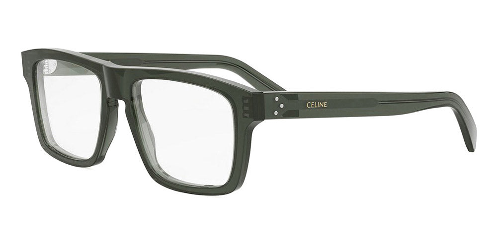 Celine® CL50160I CEL CL50160I 093 53 - 093 Shiny Green Eyeglasses