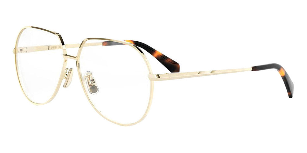 Celine® CL50164U CEL CL50164U 030 60 - 030 Shiny Yellow Eyeglasses