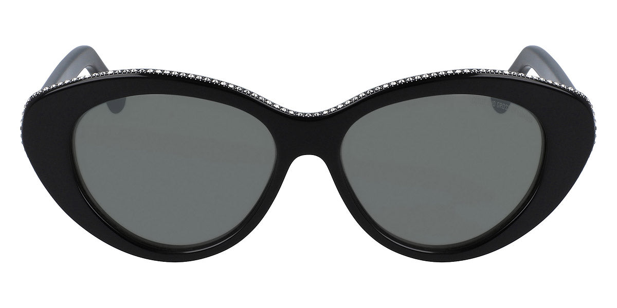Cutler and Gross® 1286S CG1286S BLACK 55 - Black Eyeglasses