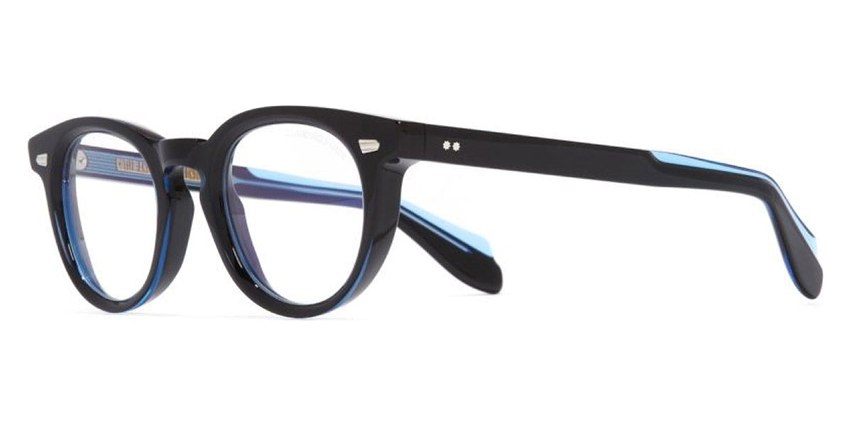 Cutler and Gross® OP 1405 CGOP 1405 47 01 - Black on Blue Eyeglasses