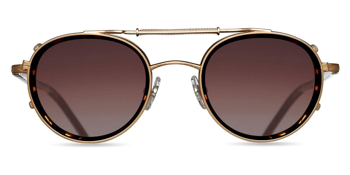 Matsuda® CL3006 CLIP MTD CL3006 CLIP Matte Gold/Brown Gradient 47 - Matte Gold / Brown Gradient Sunglasses