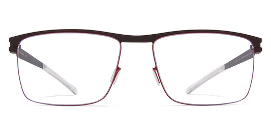 Mykita® DALTON MYK DALTON Ebony Brown/Cranberry 58 - Ebony Brown/Cranberry Eyeglasses