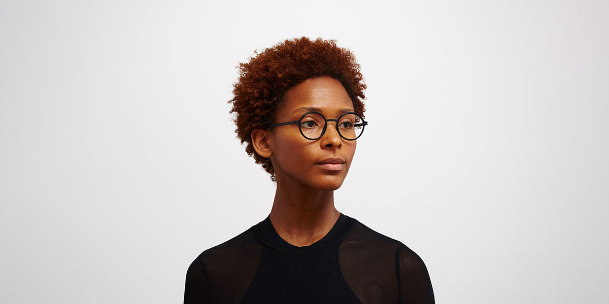Mykita® DAYO MYK DAYO A6 Black/Black 46 - A6 Black/Black Eyeglasses