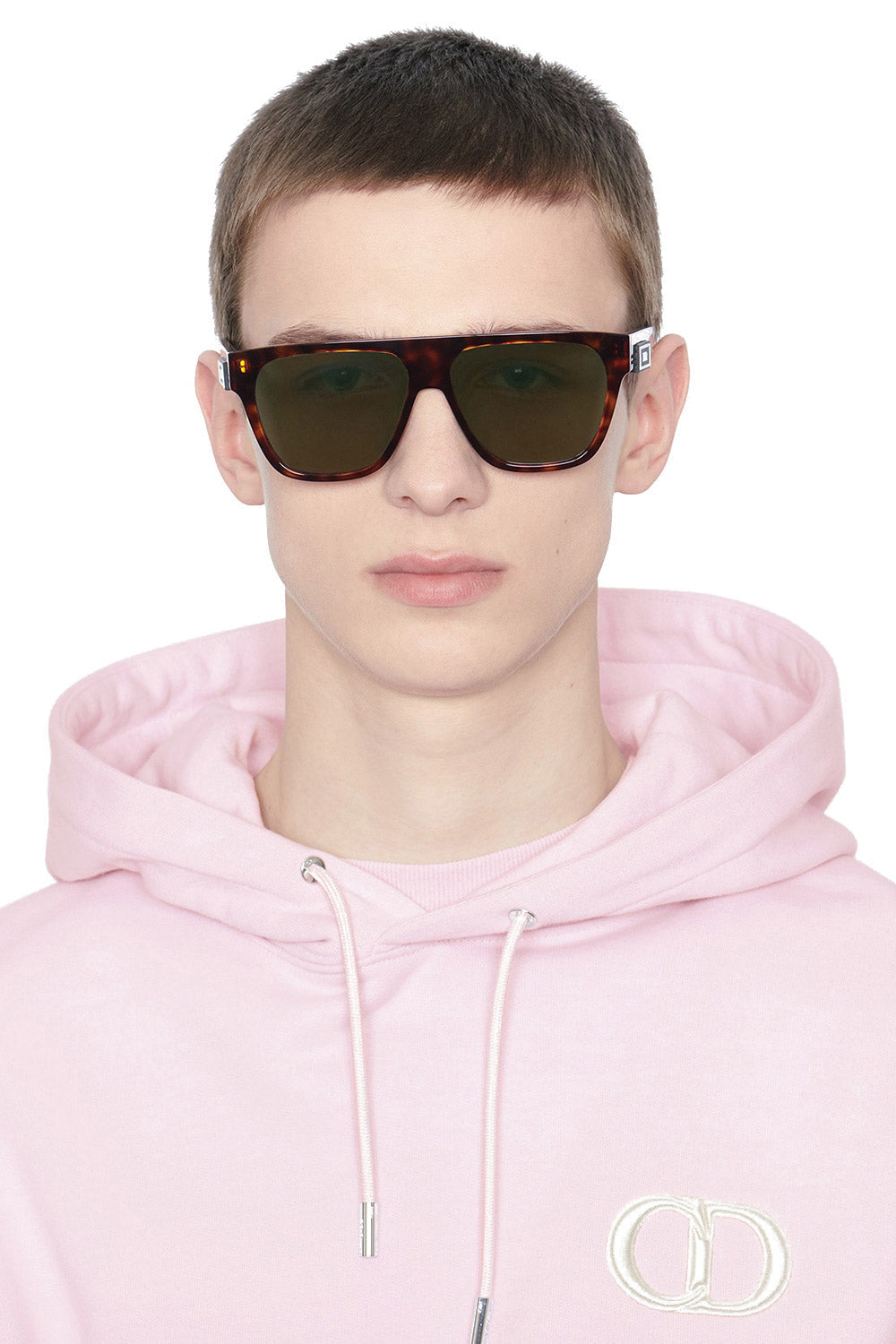 Dior® DiorB23 S3I D DB23S3IRR 20C0 57 - Brown Tortoiseshell-Effect Sunglasses