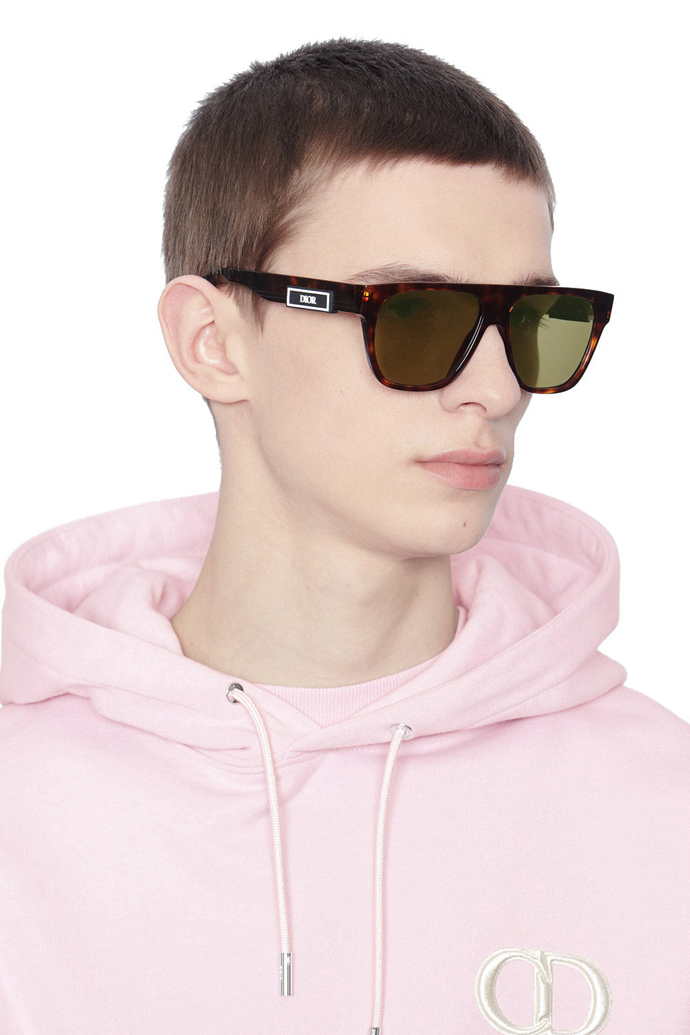 Dior® DiorB23 S3I D DB23S3IRR 20C0 57 - Brown Tortoiseshell-Effect Sunglasses