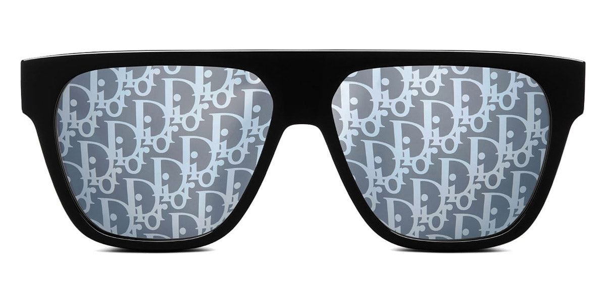 Dior® DiorB23 S3I DB23S3IRT_10B8 57 - Shiny Black Sunglasses