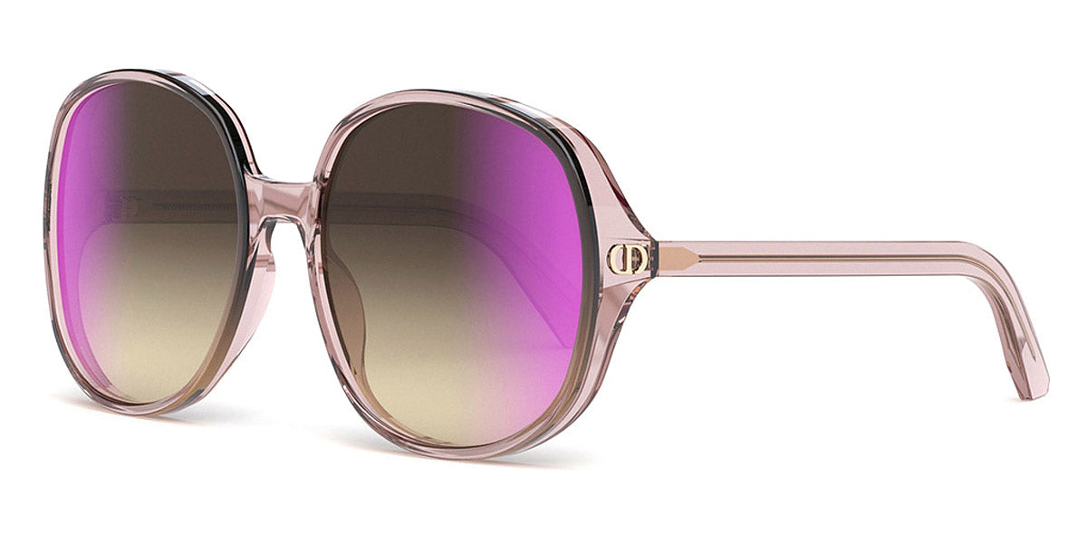 Dior® Ddoll R1U D DDOLL R1U 40F6  62 - Shiny Transparent Pink Sunglasses