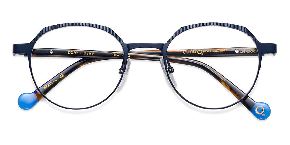 Etnia Barcelona® Dory ETB 4 DORY 46O DBHV - DBHV Blue/Havana Eyeglasses