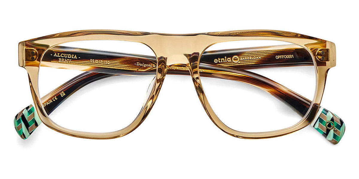 Etnia Barcelona® Alcudia ETB 5 ALCUDI 55O BRHV - BRHV Brown/Havana Eyeglasses