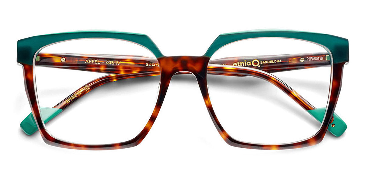 Etnia Barcelona® Apfel ETB 5 APFEL 54O GRHV - GRHV Green/Havana Eyeglasses