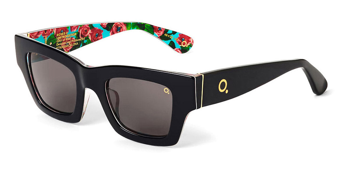 Etnia Barcelona® Roses 2 ETB 5 ROSES2 49S BK - BK Black Sunglasses