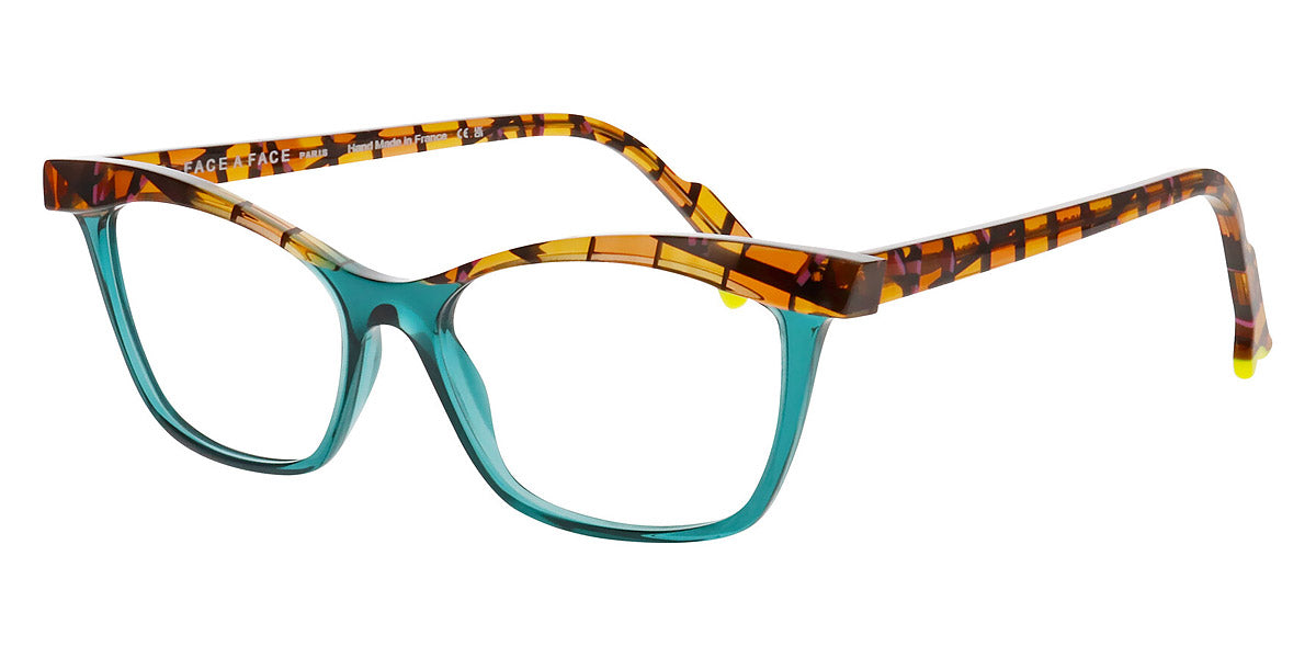 Face A Face® BOCCA KAHLO 2 FAF BOCCA KAHLO 2 6034 53 - Mahogany Tortoise/Bright Orange (6034) Eyeglasses