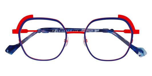 Face A Face® CILAOS 2 FAF CILAOS 2 9009 49 - Metalized Flashy Blue (9009) Eyeglasses