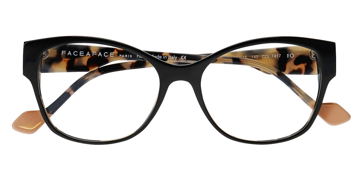 Face A Face® GEMMA 1 FAF GEMMA 1 7417 52 - Black/Camouflage Congo (7417) Eyeglasses