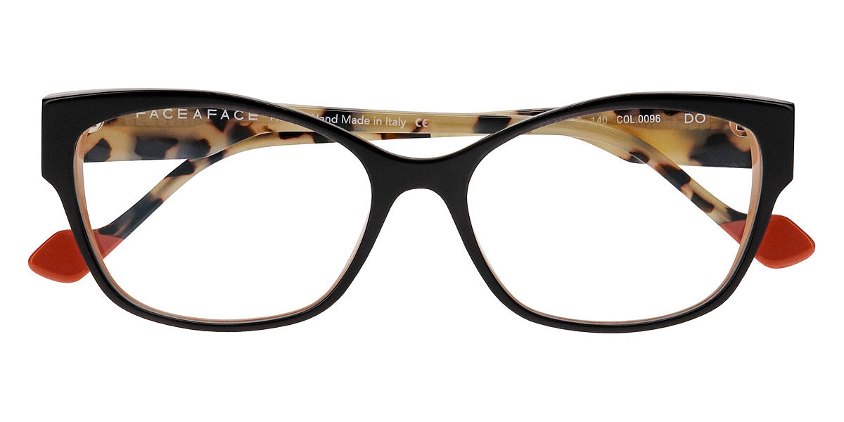 Face A Face® GEMMA 2 FAF GEMMA 2 0096 55 - Transparent Dark Gray/Pink Nude Opaque (0096) Eyeglasses