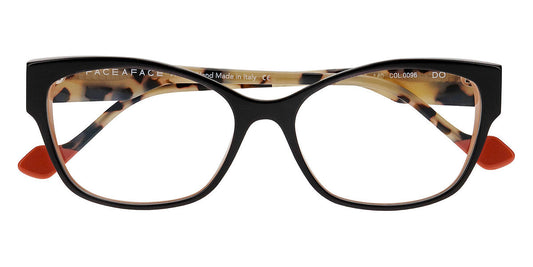 Face A Face® GEMMA 2 FAF GEMMA 2 0096 55 - Transparent Dark Gray/Pink Nude Opaque (0096) Eyeglasses
