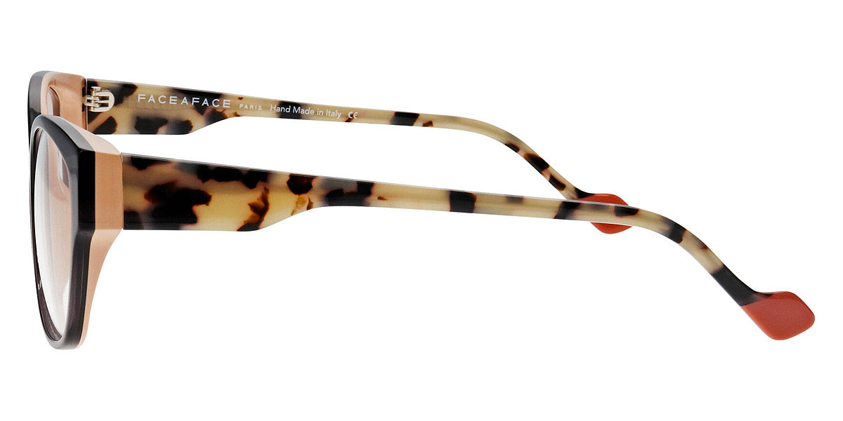 Face A Face® GEMMA 2 FAF GEMMA 2 0096 55 - Transparent Dark Gray/Pink Nude Opaque (0096) Eyeglasses