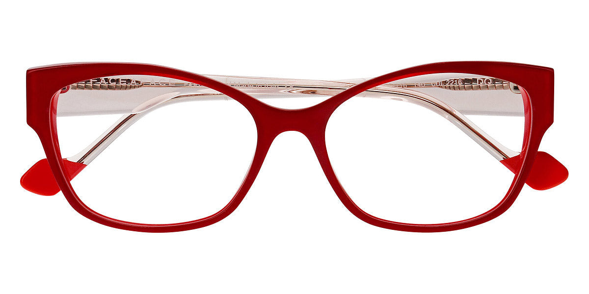 Face A Face® GEMMA 2 FAF GEMMA 2 2216 55 - Red Transparent/Flash Red (2216) Eyeglasses