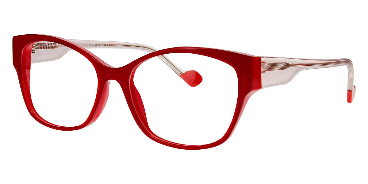 Face A Face® GEMMA 2 FAF GEMMA 2 2216 55 - Red Transparent/Flash Red (2216) Eyeglasses