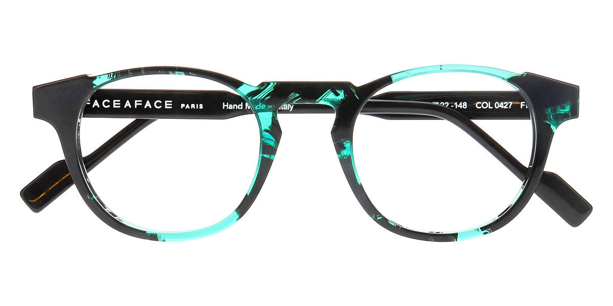 Face A Face® GOTHAM 1 FAF GOTHAM 1 0427 48 - Tortoise Black Green (0427) Eyeglasses