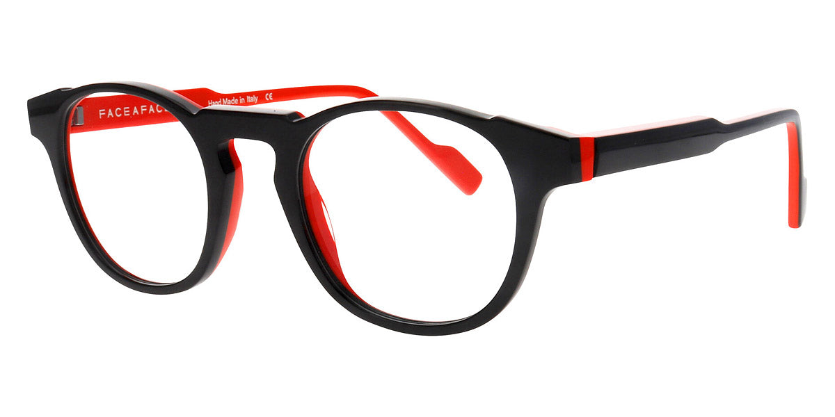Face A Face® GOTHAM 1 FAF GOTHAM 1 5656 48 - Mozaique Black and White to Orange Flash (5656) Eyeglasses