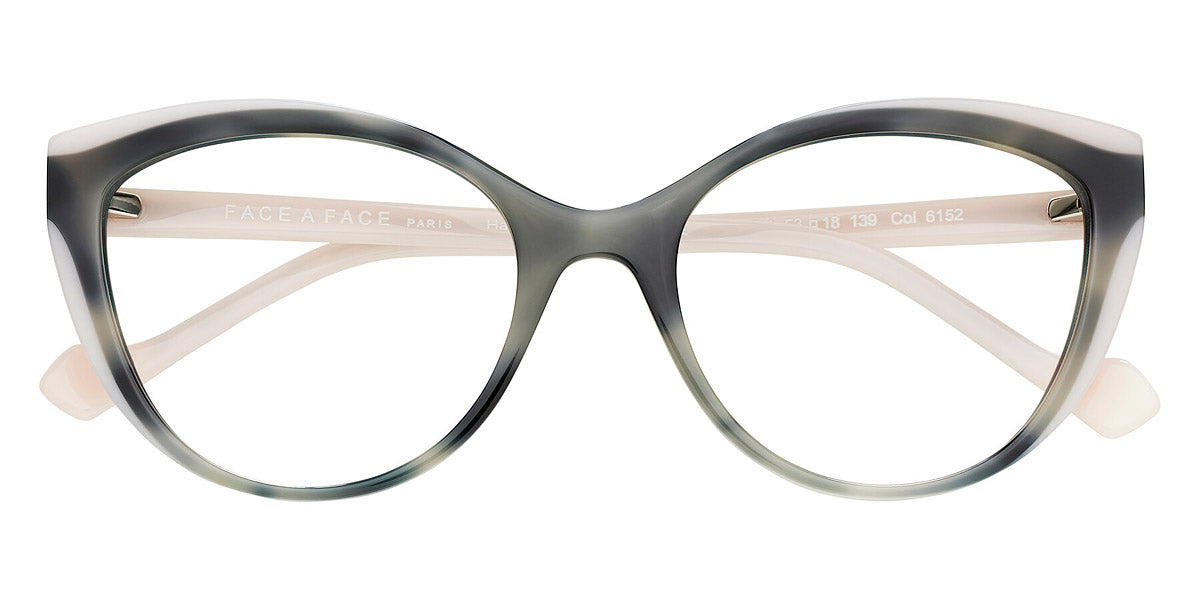 Face A Face® JADDE 1 FAF JADDE 1 6152 53 - Gray Horn (6152) Eyeglasses