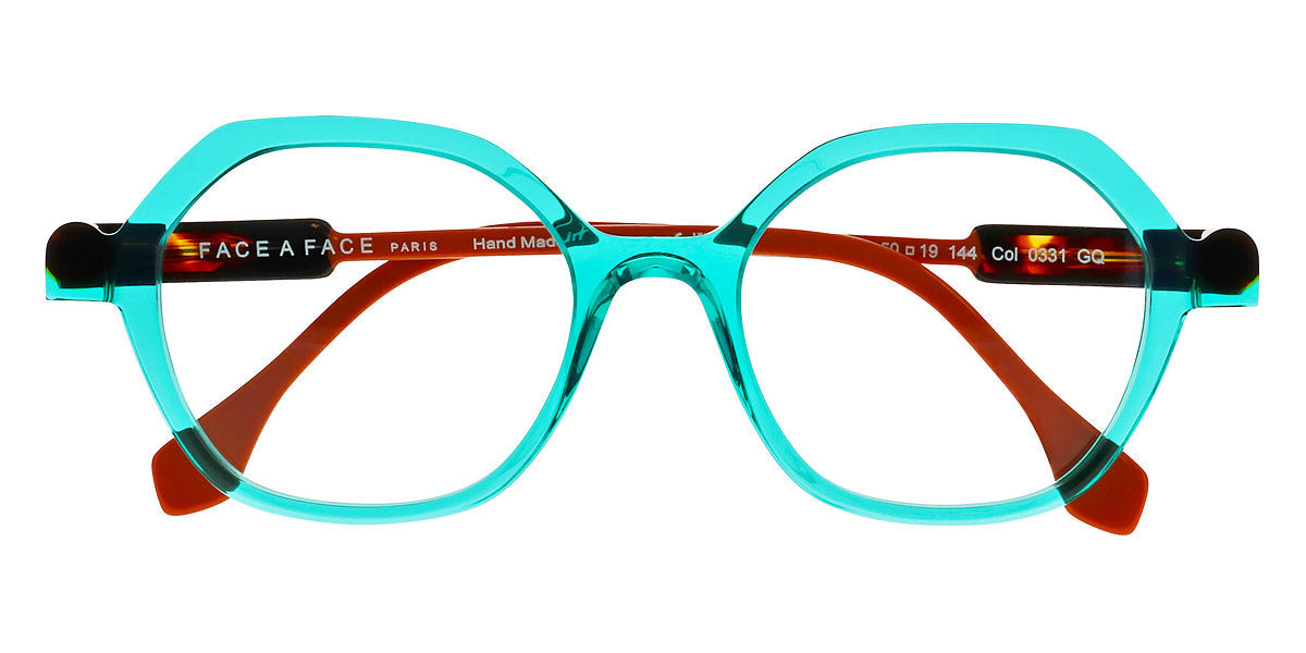Face A Face® KYOTO 2 FAF KYOTO 2 0331 50 - Transparent Mint Diabolo (0331) Eyeglasses